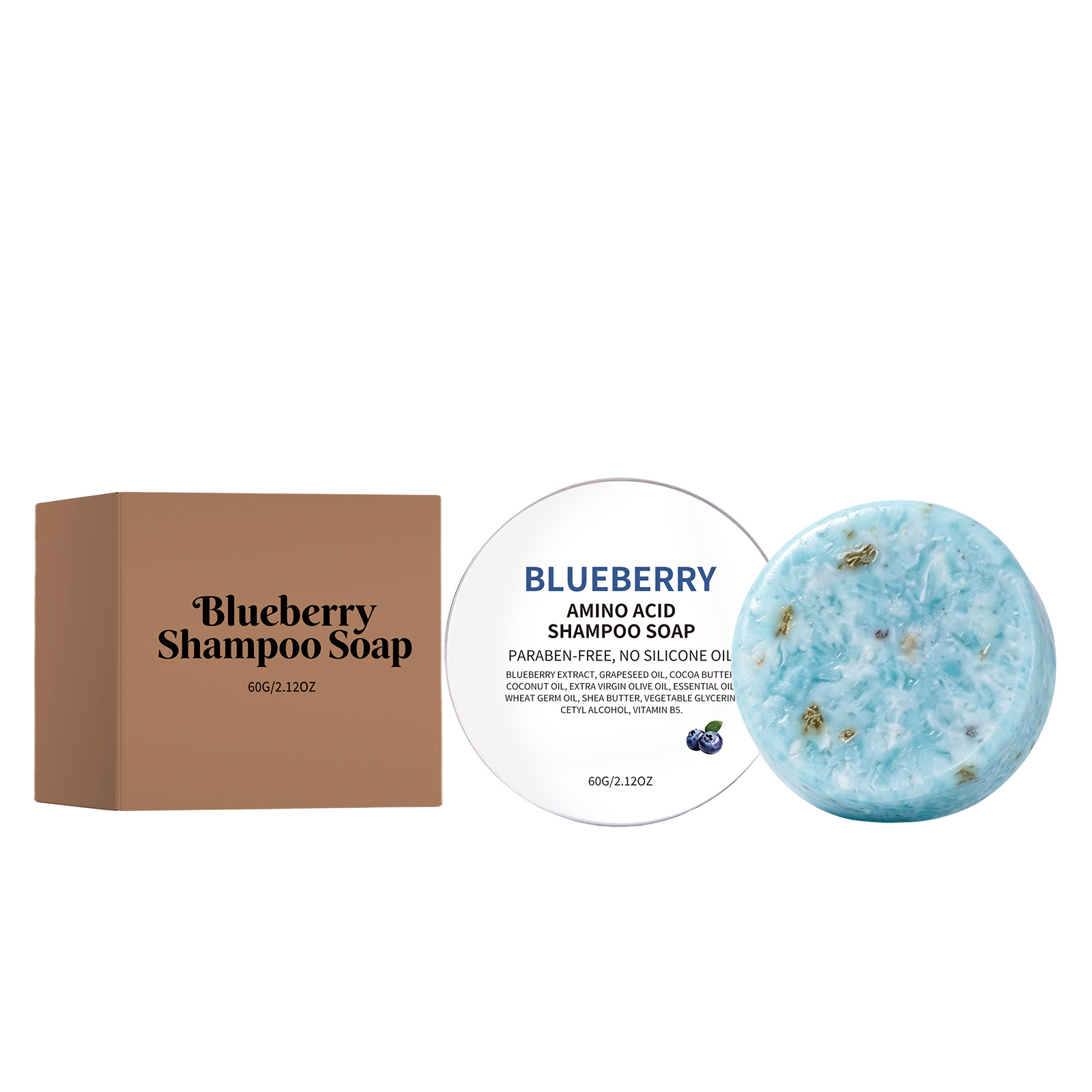 Pain de Shampooing Myrtille-Romarin — Soin Cheveux 2