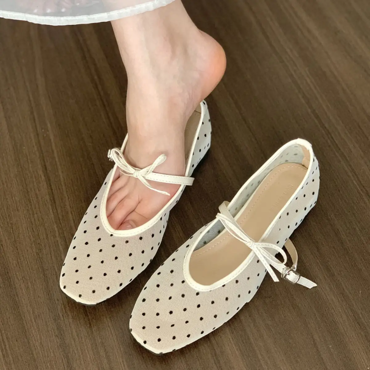 Mesh Breathable Ballet Flats For Women