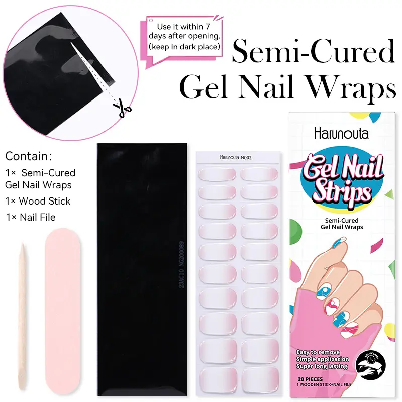 Semi-cured Gel Ice Transparent Nude Color Nail