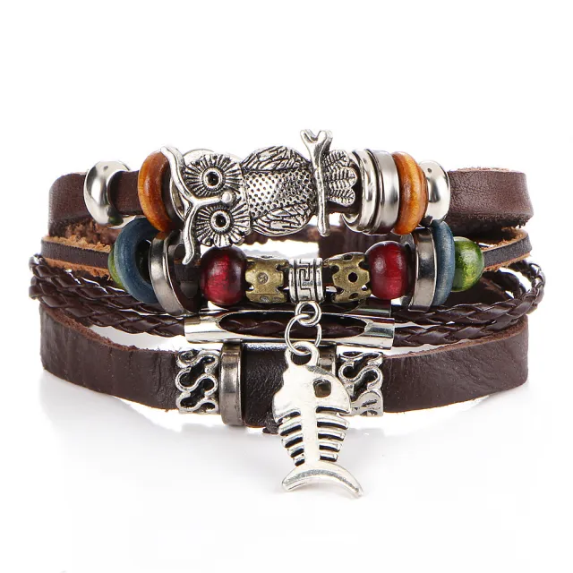 Bohemian Ethnic Style Artificial Woven Bracelet Bj183Color - Shop at LoveMi