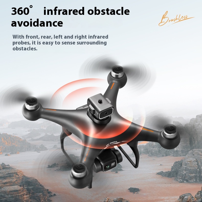S116 Brushless UAV Four-side Obstacle Avoidance Aerial Photography HD Toy - Image 4