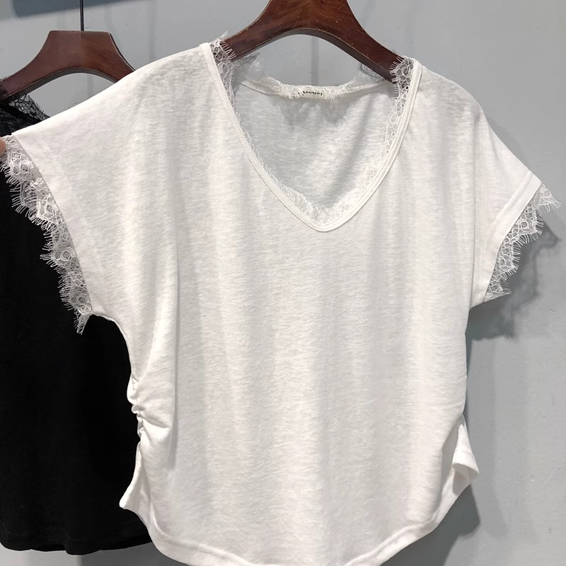 Summer Loose Slimming Korean-Style Base Shirt