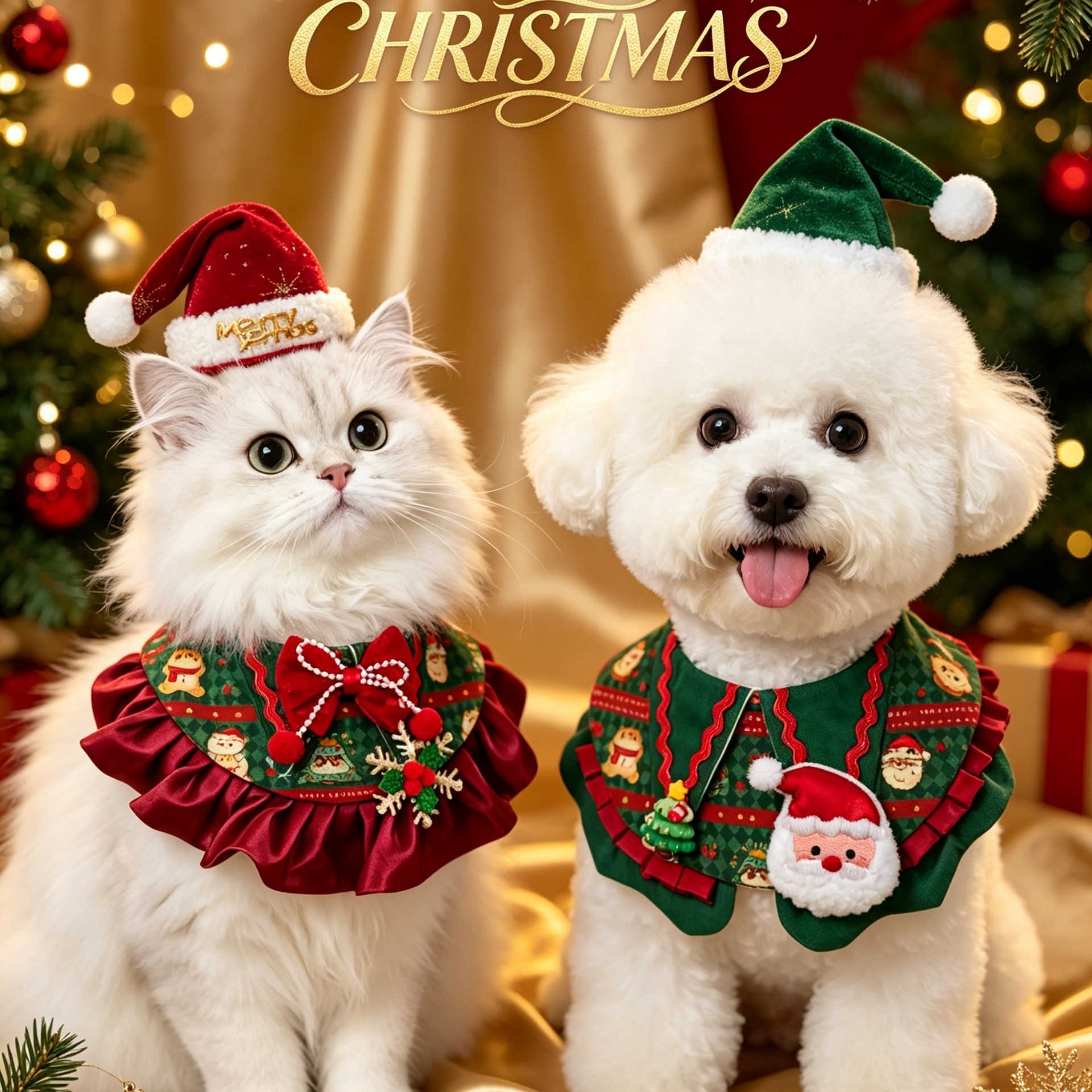 Santa Bib Holiday Set