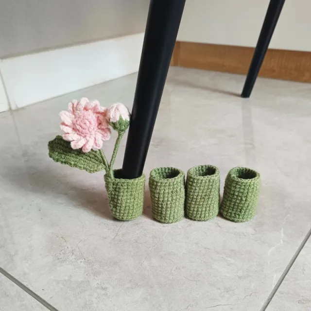 Handmade Wool Chair Feet Gloves Light Pink Suit - Shop at LoveMi
