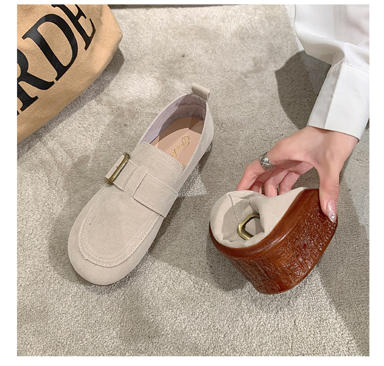 Title 5, Retro Slip-on Shallow Mouth Flat Casual Shoes