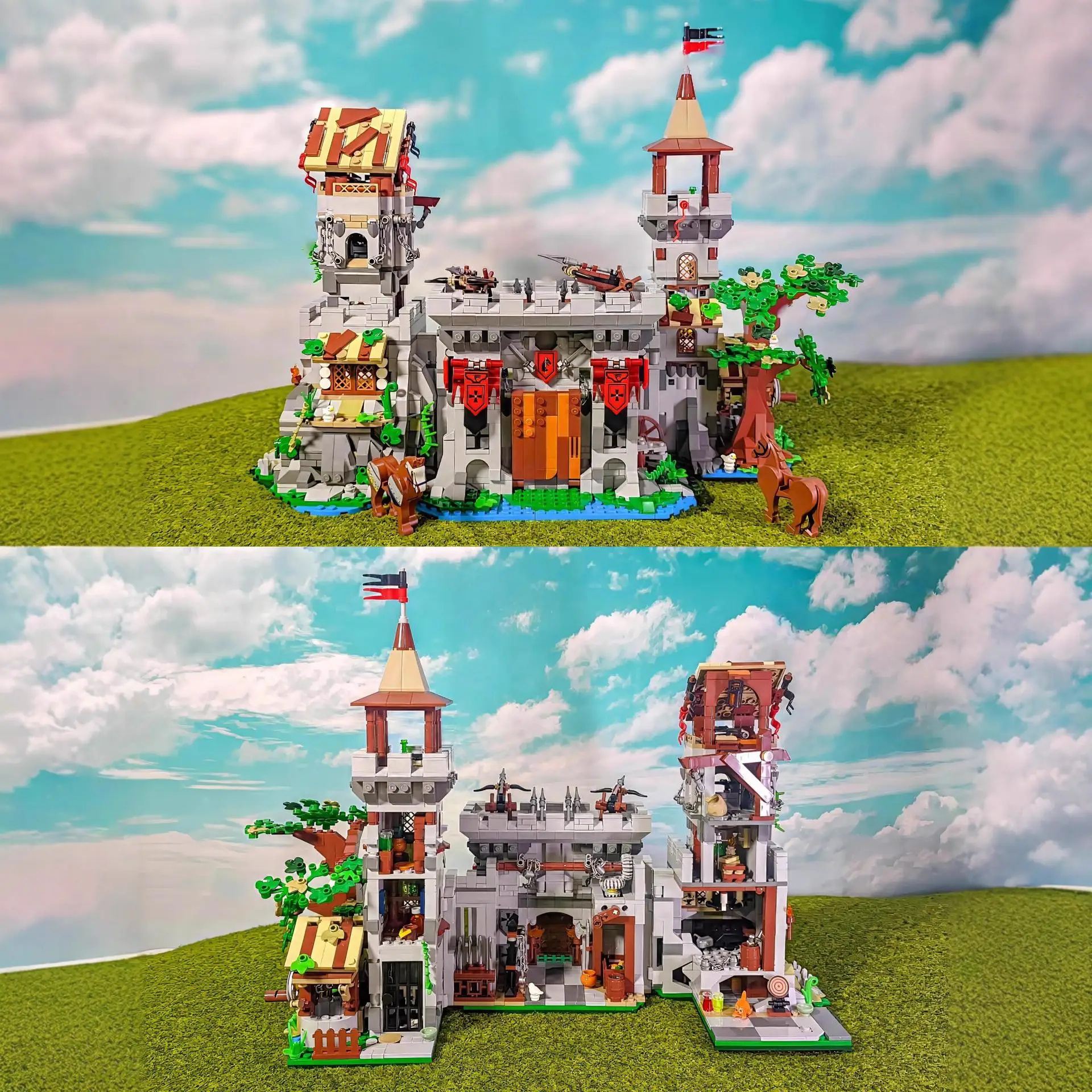 Street View Modeling Building Blocks Desktop Model Ornaments