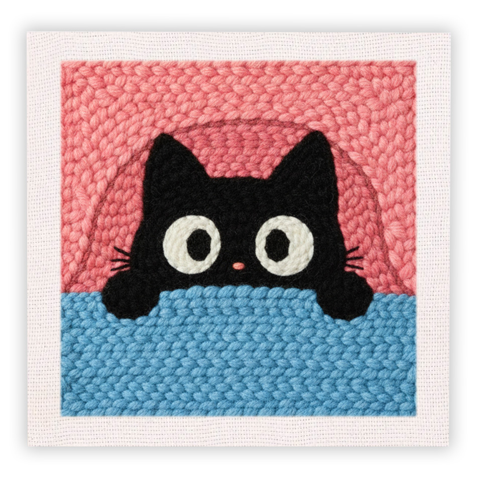 Square Poke-and-pop Craft DIY Kit