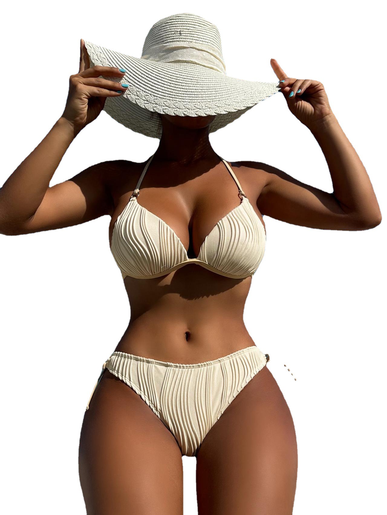 Swimsuit Women's Two-piece With Chest Pad Bikini - Image 12