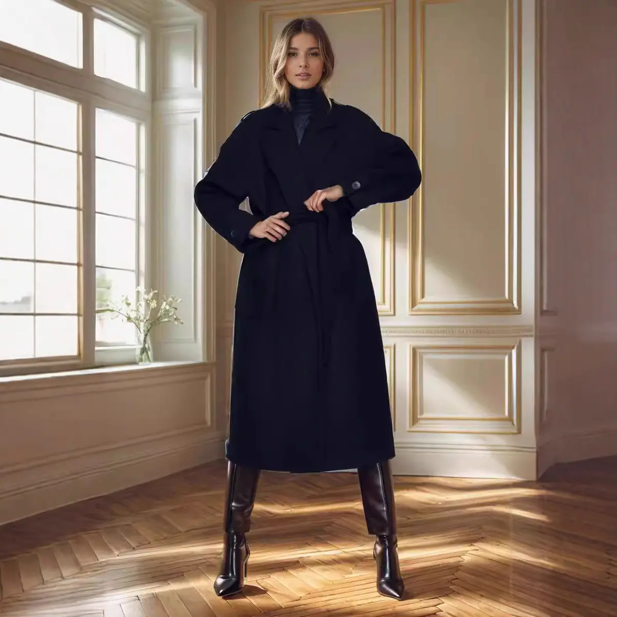 Autumn And Winter Women's Wool Coat Jacket