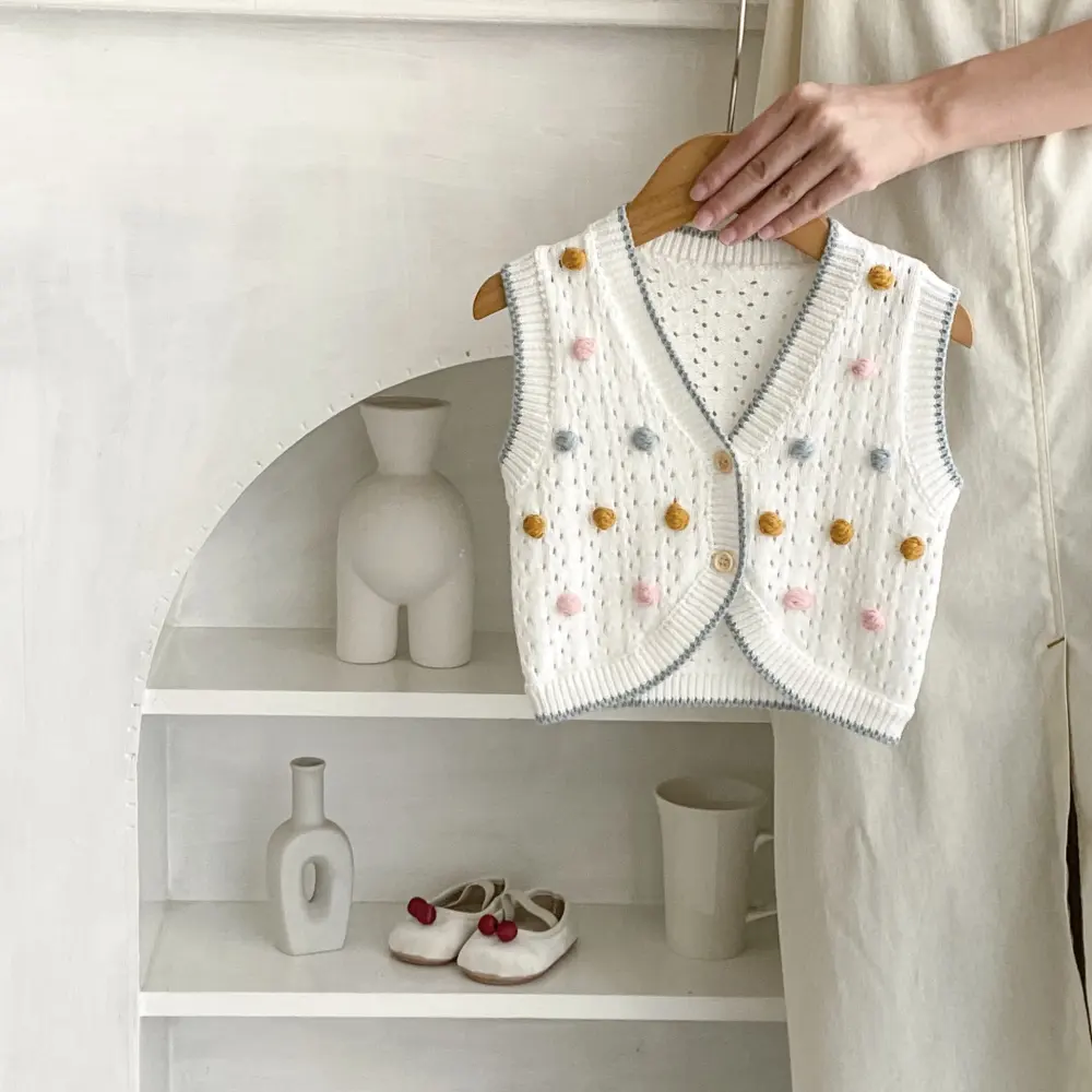 Baby Clothes Cotton Sweater Vest Cardigan