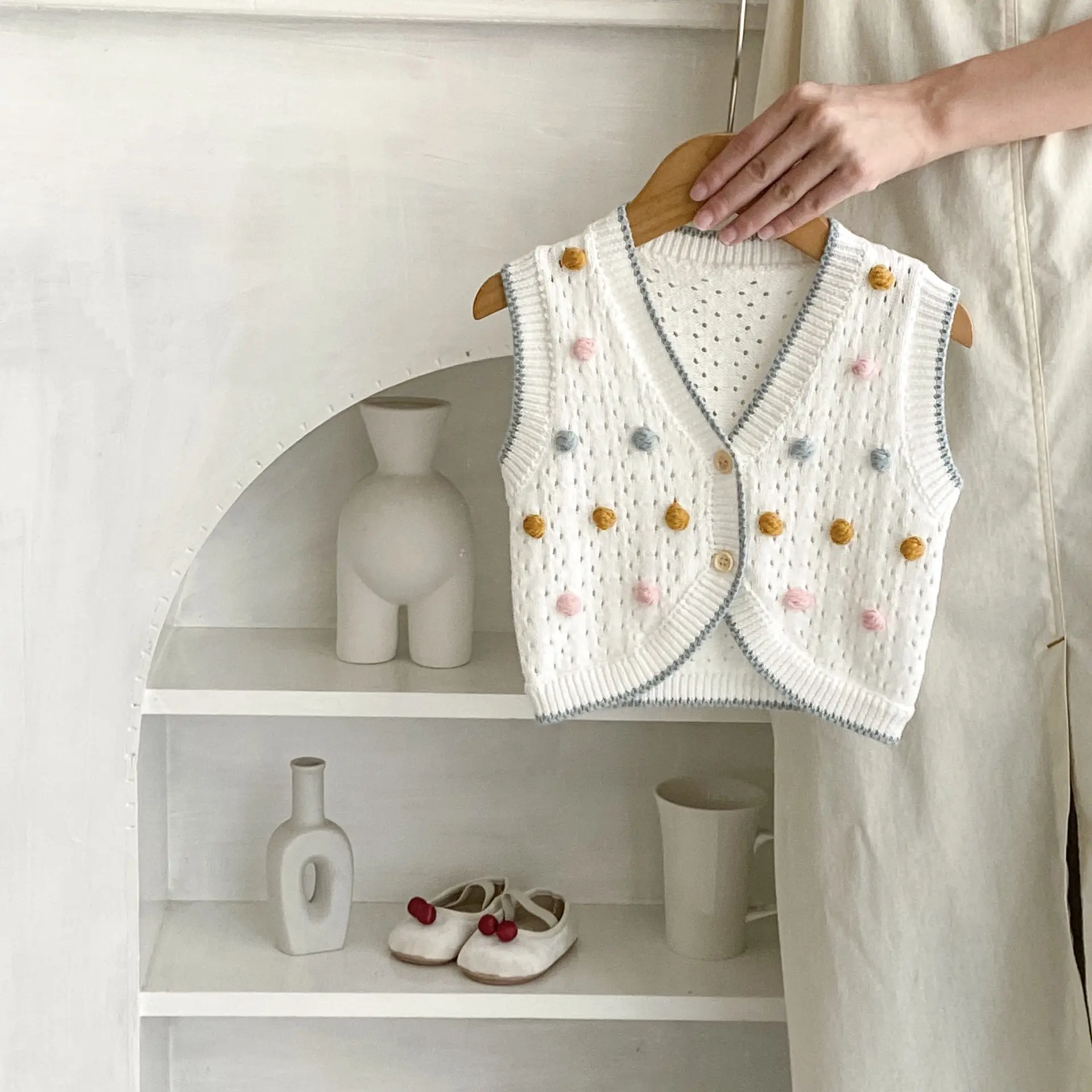 Baby Clothes Cotton Sweater Vest Cardigan