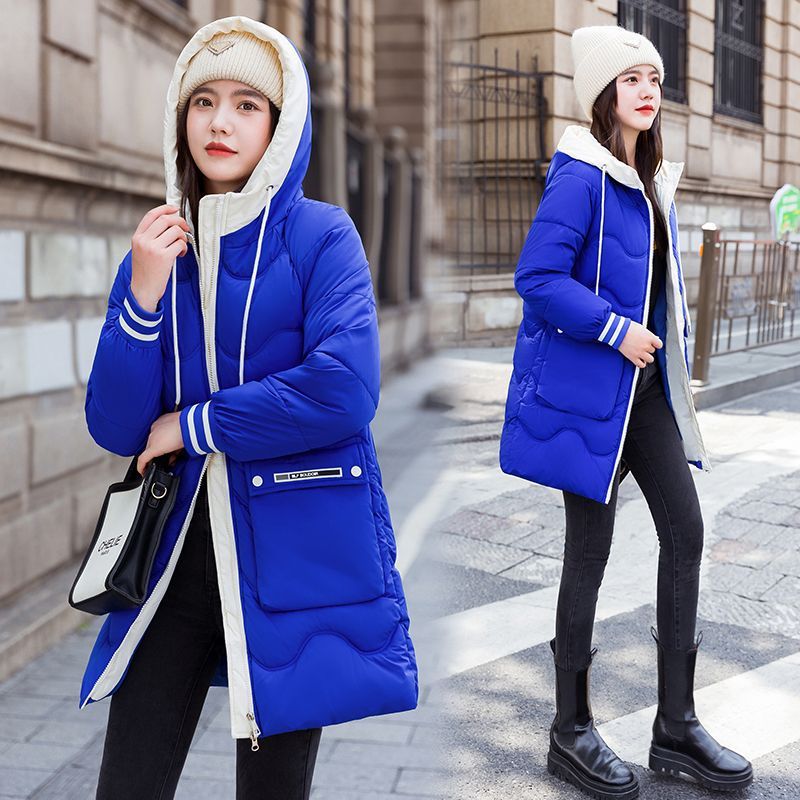 Women's Loose Large Size Mid-length Thickened Cotton-padded Coat