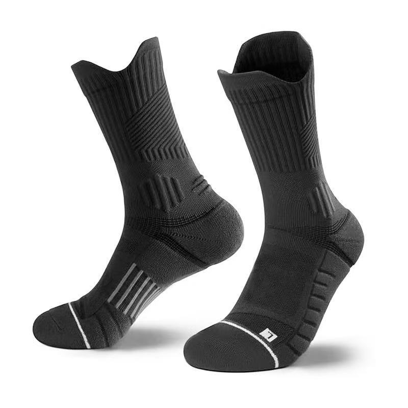 Low-Cut Running Socks With Sweat-Absorbing Non-Slip And Cushioned Towel-Like Bottom