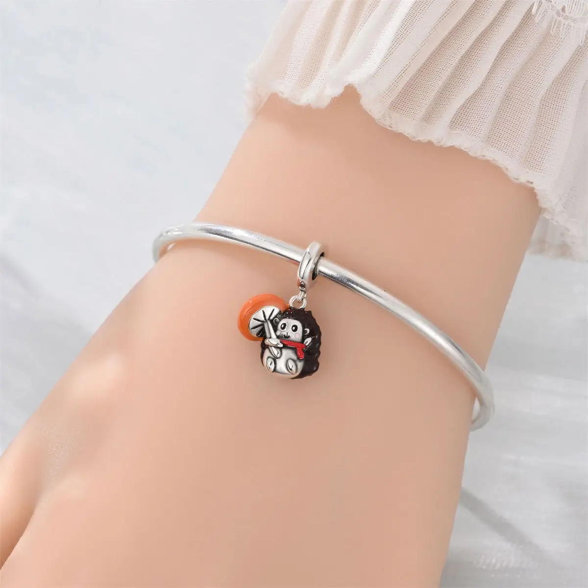 Autumn Harvest Little Bee DIY Silver-plated Beaded
