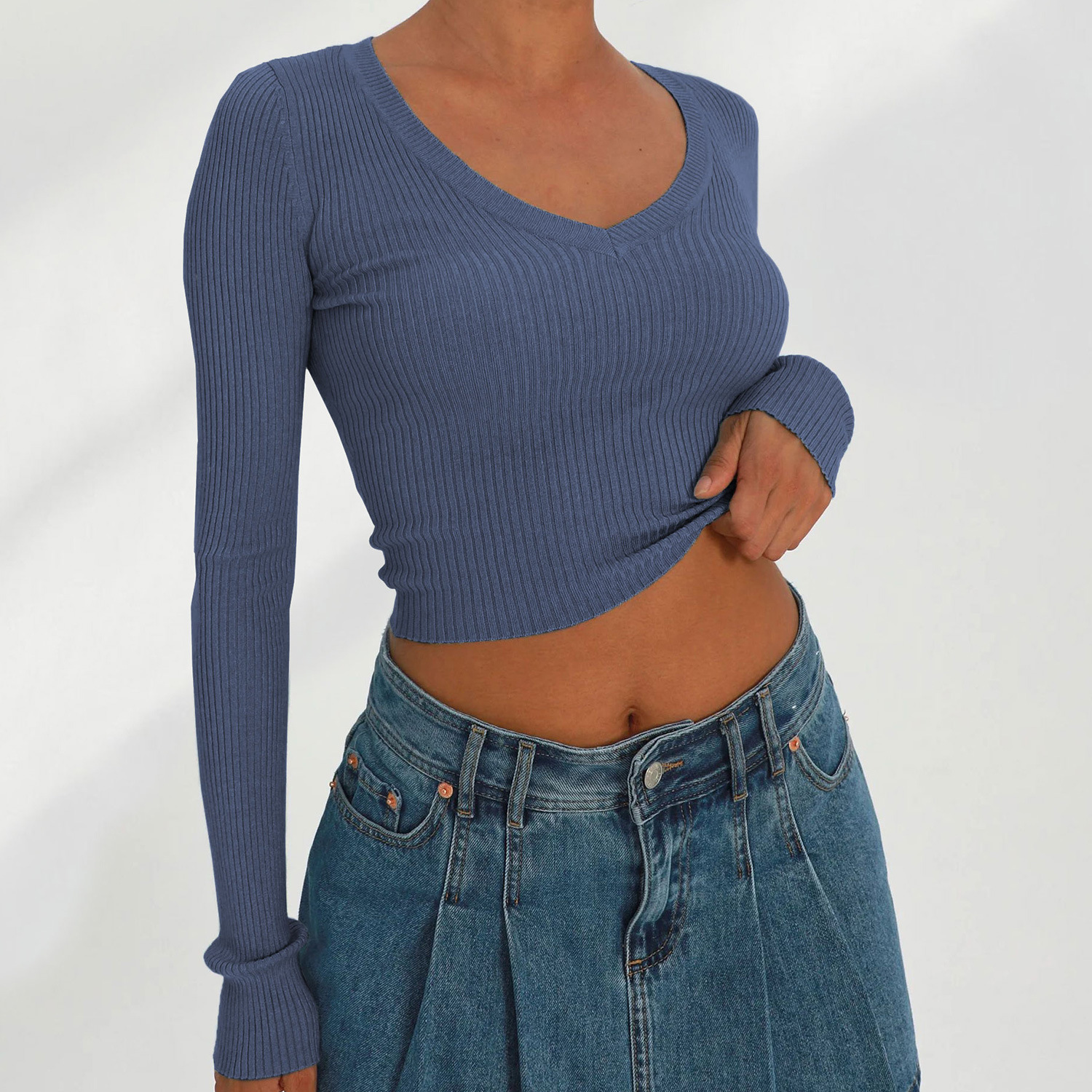 Top Summer Women's Design Long-sleeved Sweater