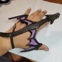 Black Purple Dragon Bracelet