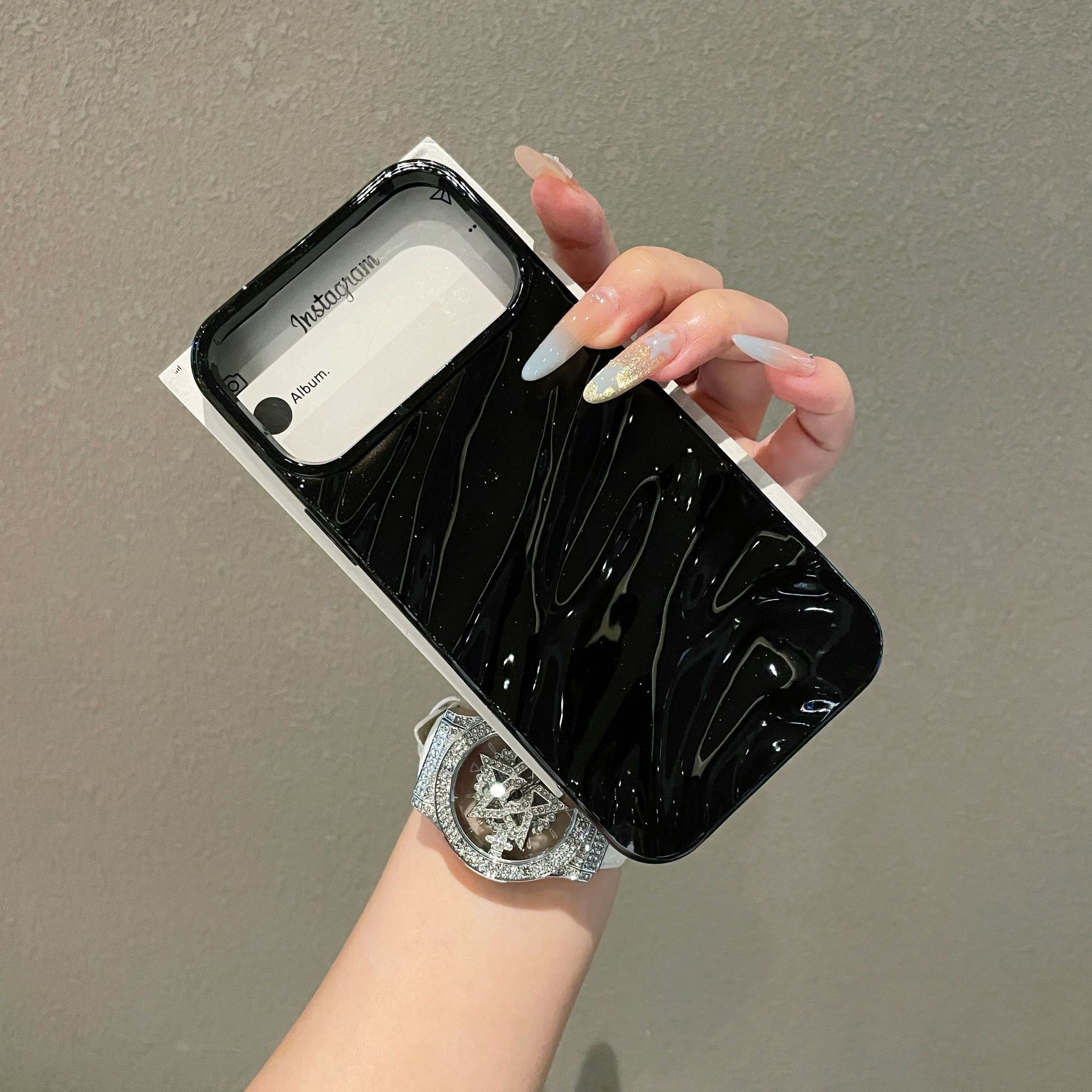 Three-dimensional Pleated Suitable Phone Case Soft Shell Advanced