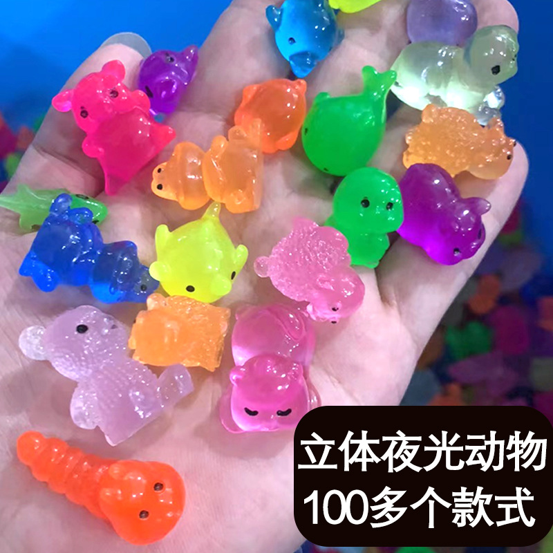 Christmas Blind Bag Small Animal Cute Mini Small Ornaments Luminous