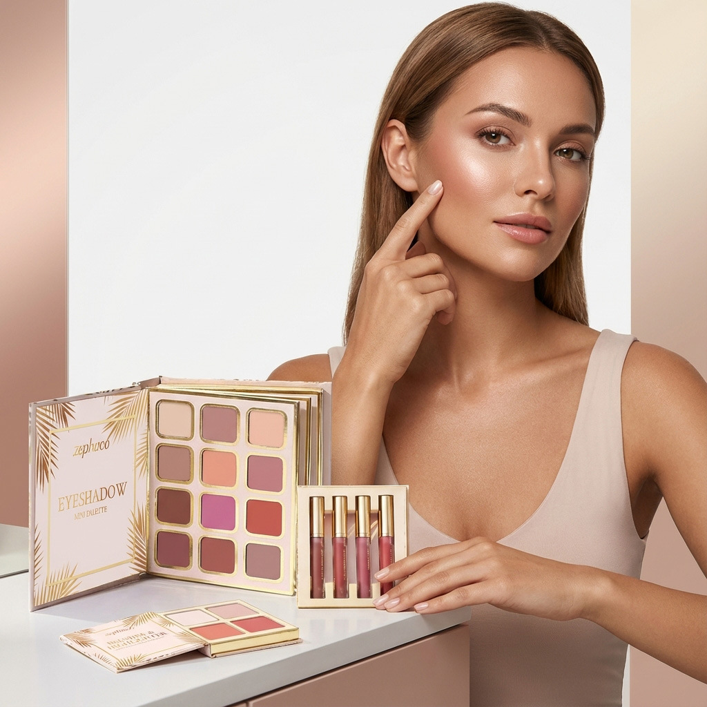 Tropical Golden Makeup Essential Set