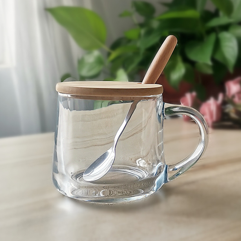 Stylish Minimalist And Uniquely Designed Glass Water Cup