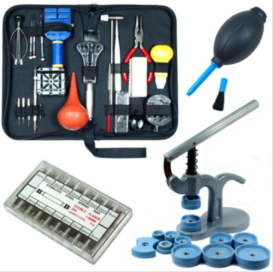 Repair Watch Tool Bags Suit Split Strap Open Watch Back Cover Cap Presser Watch Ear Suit