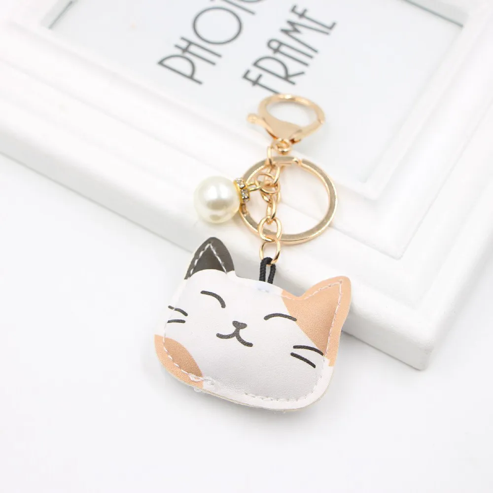 Cotton-filled Three-dimensional Kitten Cat Bag Girls' Keychain Pendant - Main Picture