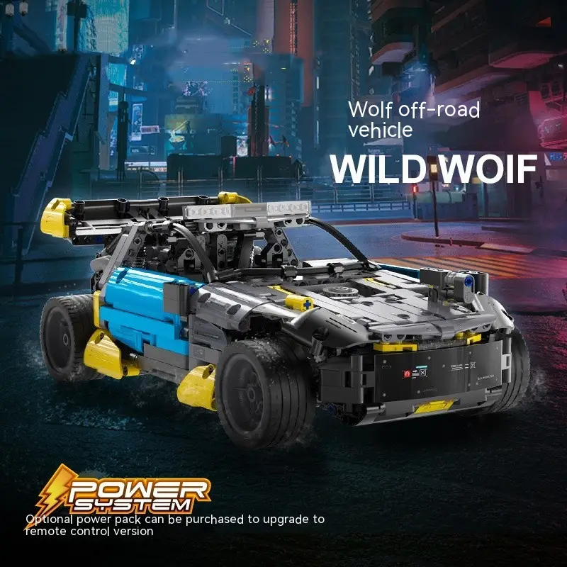 Wild Wolf Off-road Vehicle Assembling Building Blocks Toy