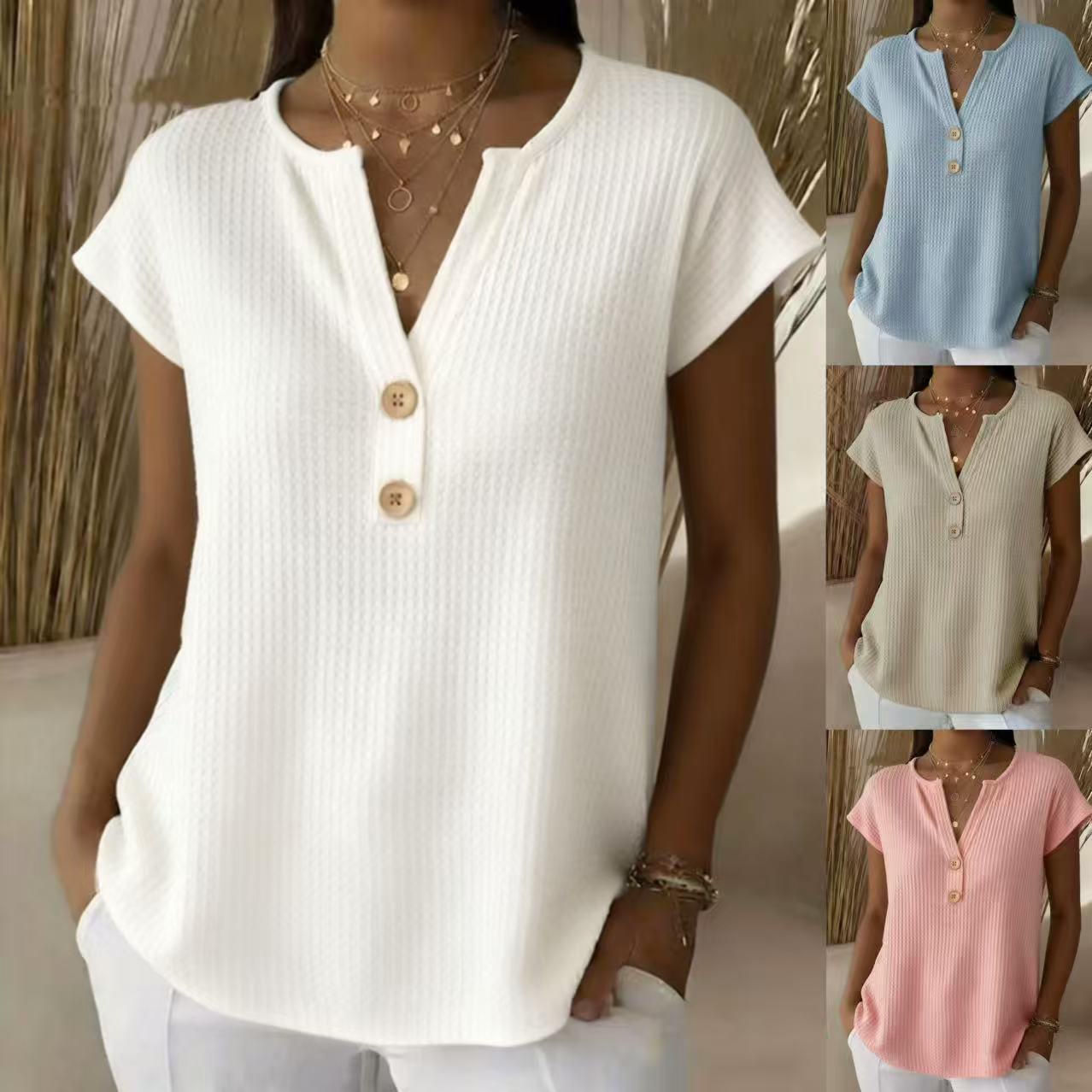 Seasonal New Womens Casual Loose-fitting Top
