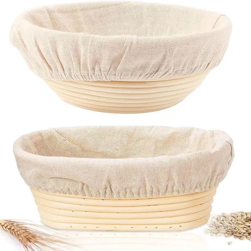 Wicker-style Fermentation Baskets For Baking