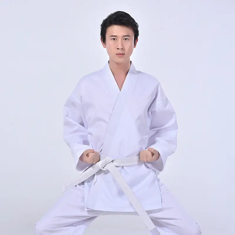 Karate White Suit Taoist Robe Suit