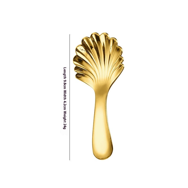 Shell Spoon Gold