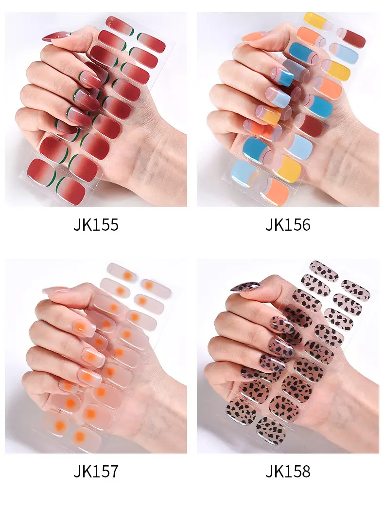 UV Phototherapy Semi-curing Gel Semi-baked Nail Sticker