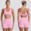 Lotus Pink Shorts Suit
