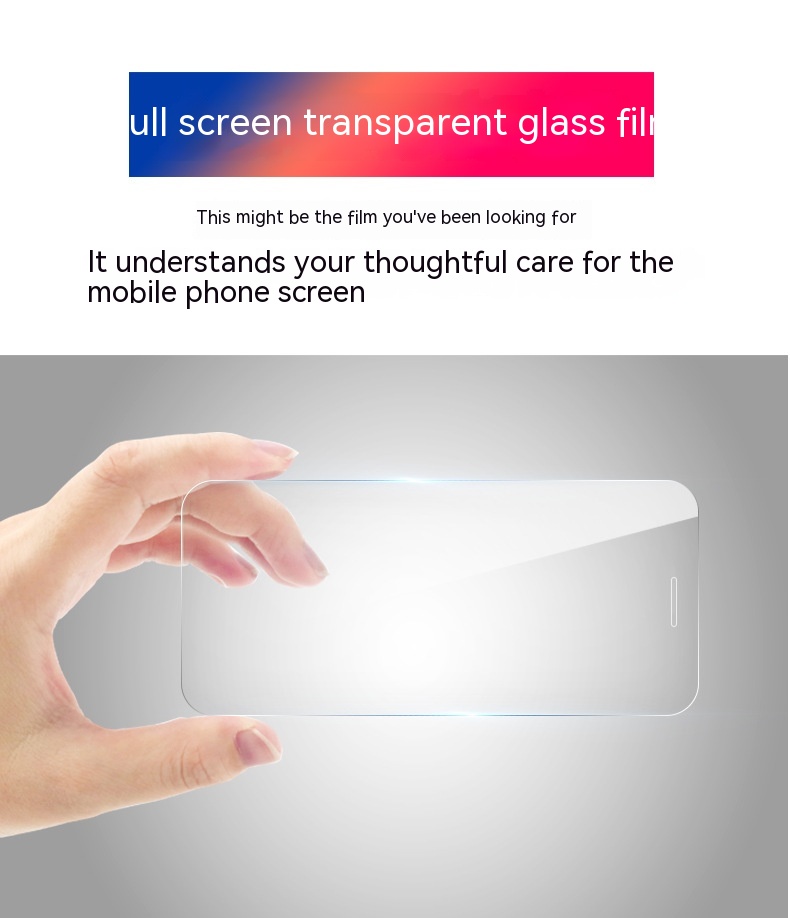 HD Tempered Glass Screen Protector For Mobile Phone - Image 3
