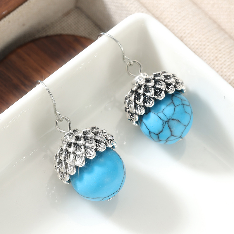 Retro Multi-Layer Bamboo-Strand C-Shaped Earrings With Micro-Pave Zirconia Settings