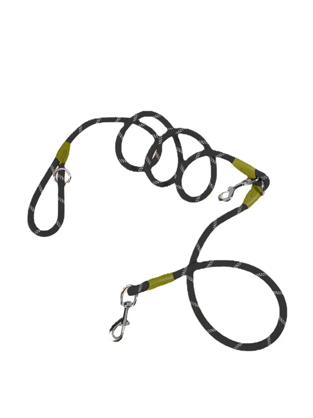 Reflective Outdoor Walking Dog Leash Pet Supplies Black - Shop at LoveMi