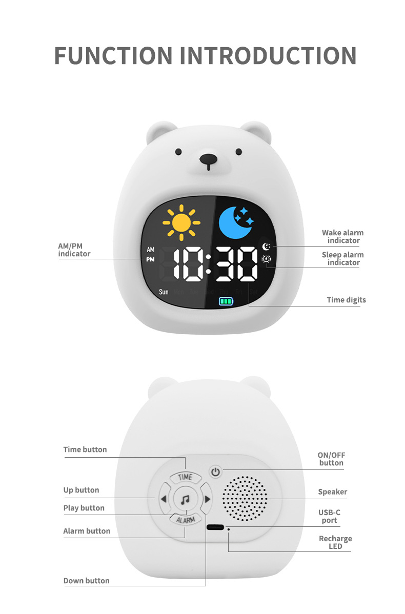 Cartoon Touch Lamp Owl