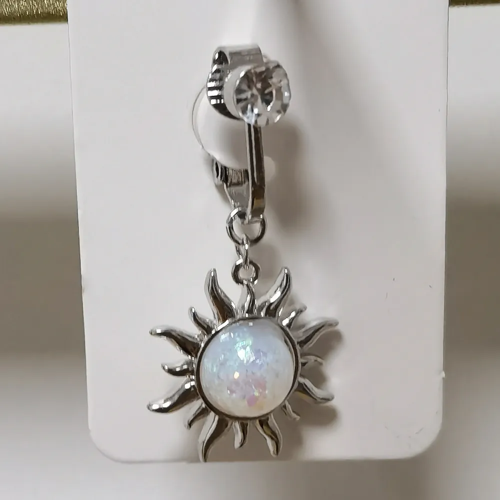 Punch-free Navel Stud Clip-free Products - Sun Thorn White K