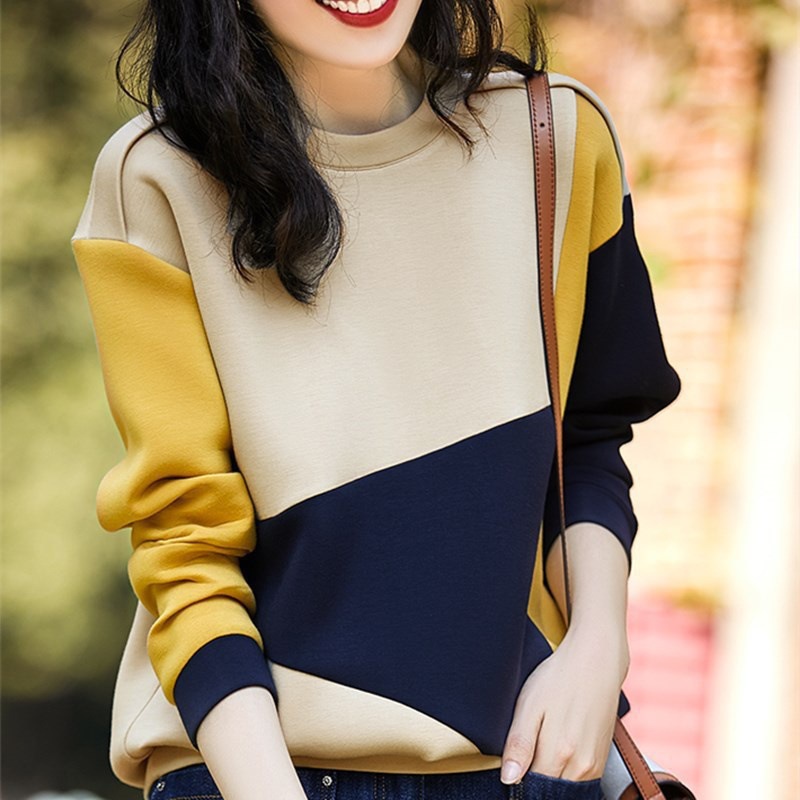 Women's Crew-neck Long-sleeve Bottoming Sweatshirt