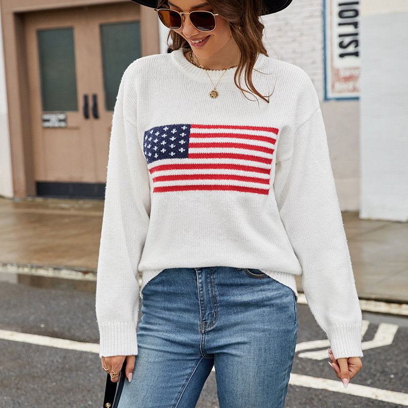 White Flag Sweater