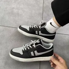 Women's Shadow Gray Shoes Skateboard Trendy Low-top Platform Versatile Ins Casual Sneaker - Gray - View 1