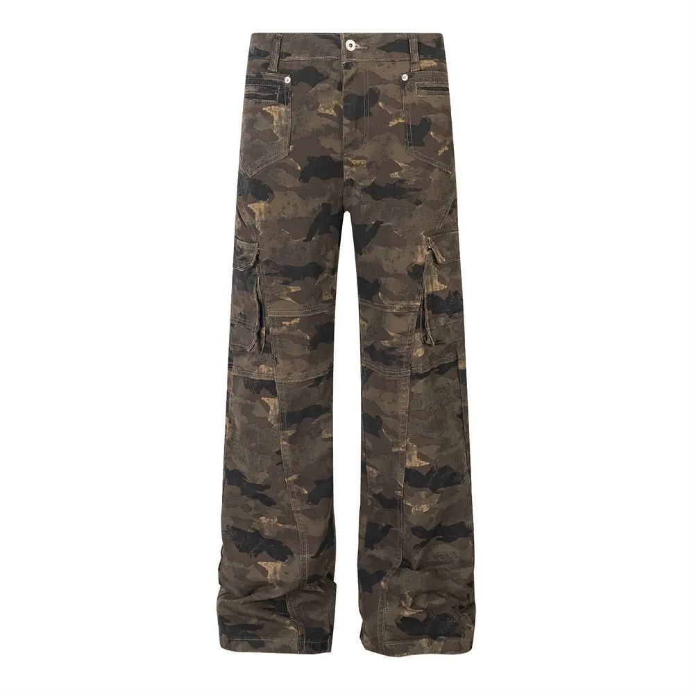 Fashion Work Clothes Camouflage Trousers for Men