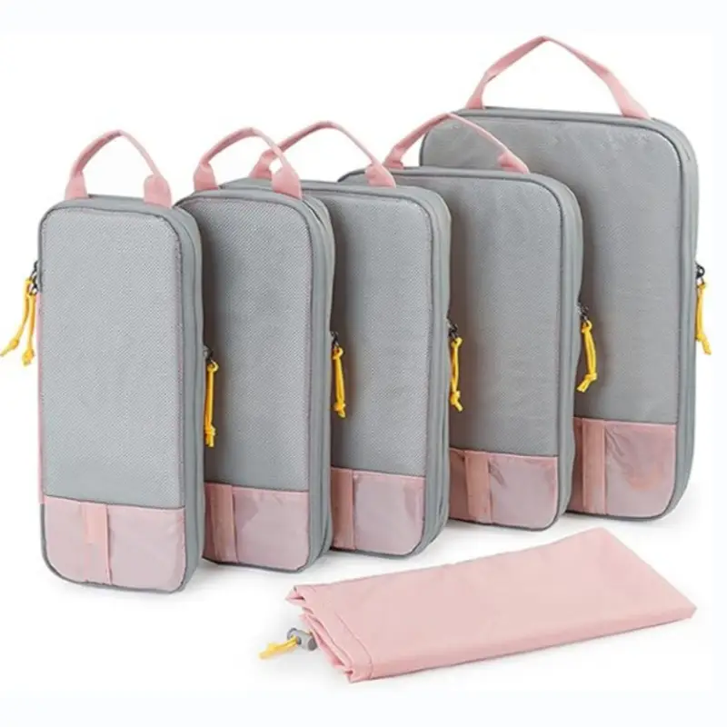 Large-Capacity Travel Compression Organizer Set For Storing And Sorting Clothes And Luggage
