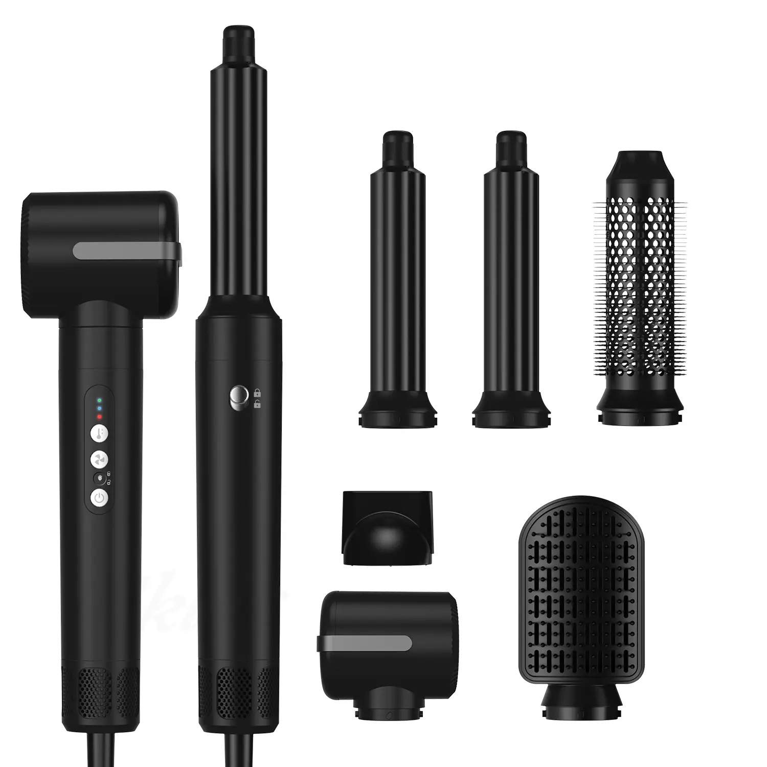 7-in-1 Hot Air Comb Multifunctional Anion Automatic