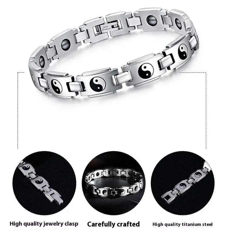 Tai Chi Titanium Steel Bracelet Jewelry For Men