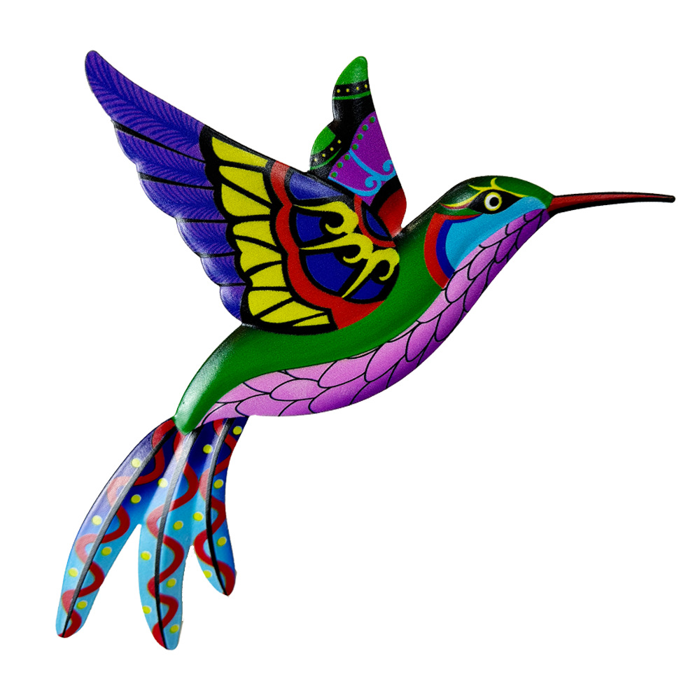 Title 10, Iron Art Hummingbird Magnetic Refrigerator Stic...