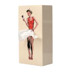Flying Skirt Tissue Box Tutu Skirt Girl Face Paper Extraction Box - Complexion - View 1