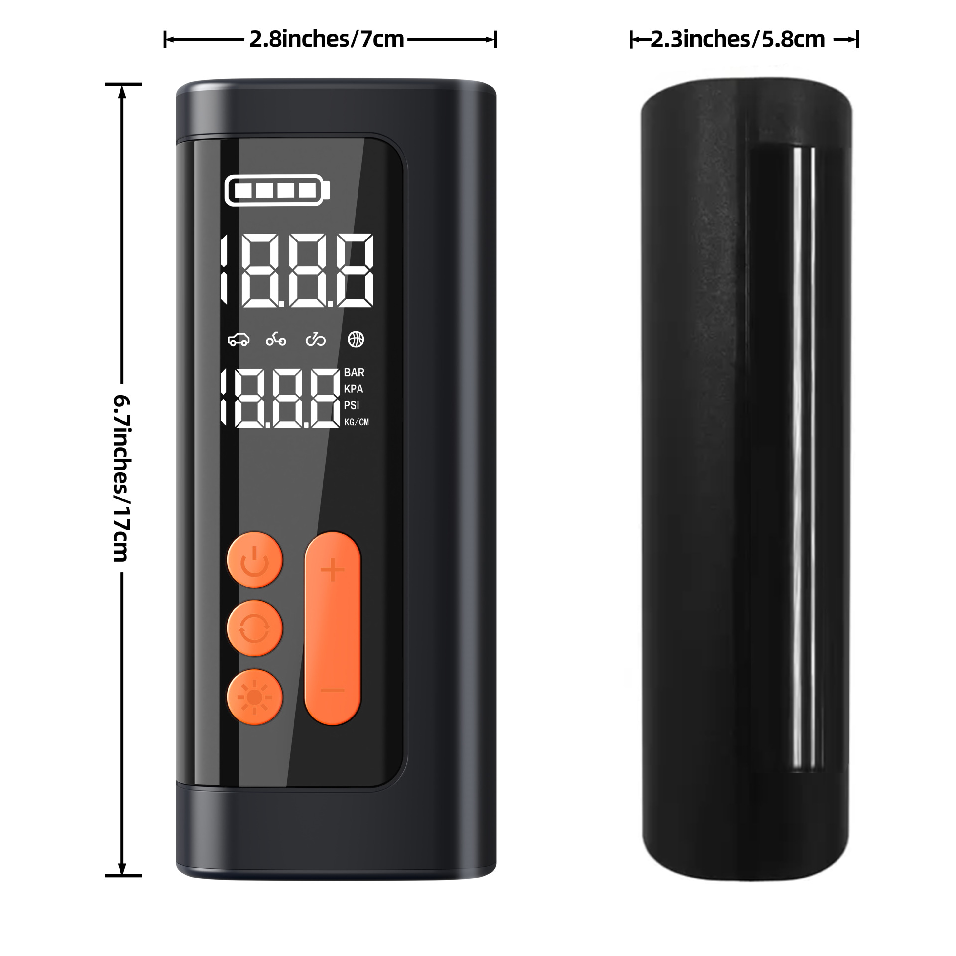 Car Inflatable Portable Wireless High-power Digital Display