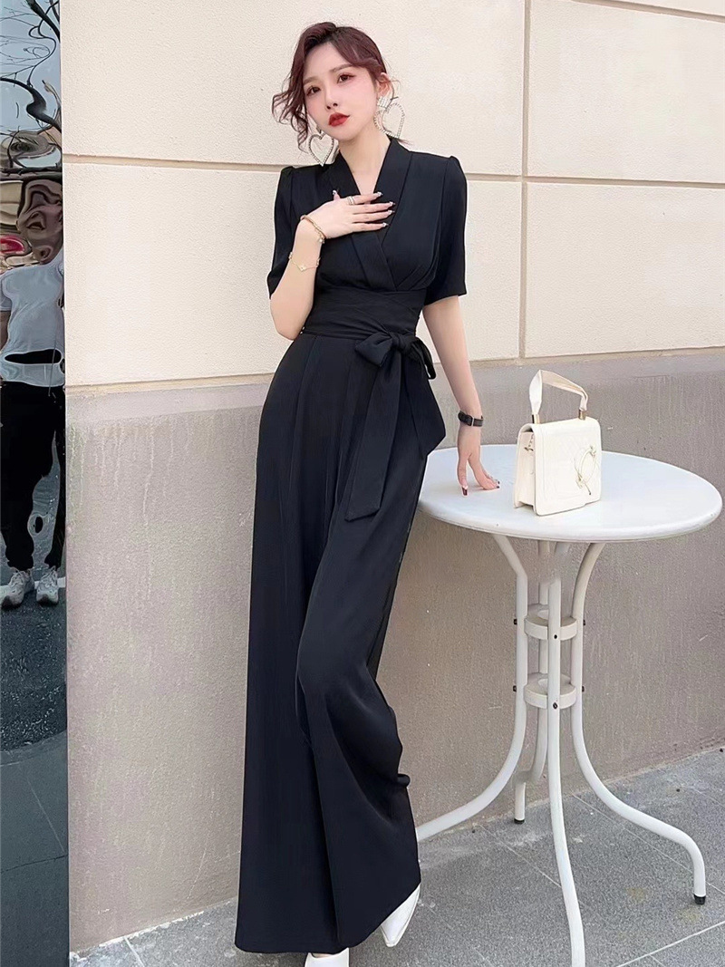 Title 8, Elegant Temperament Pure Color High Waist Slimm...