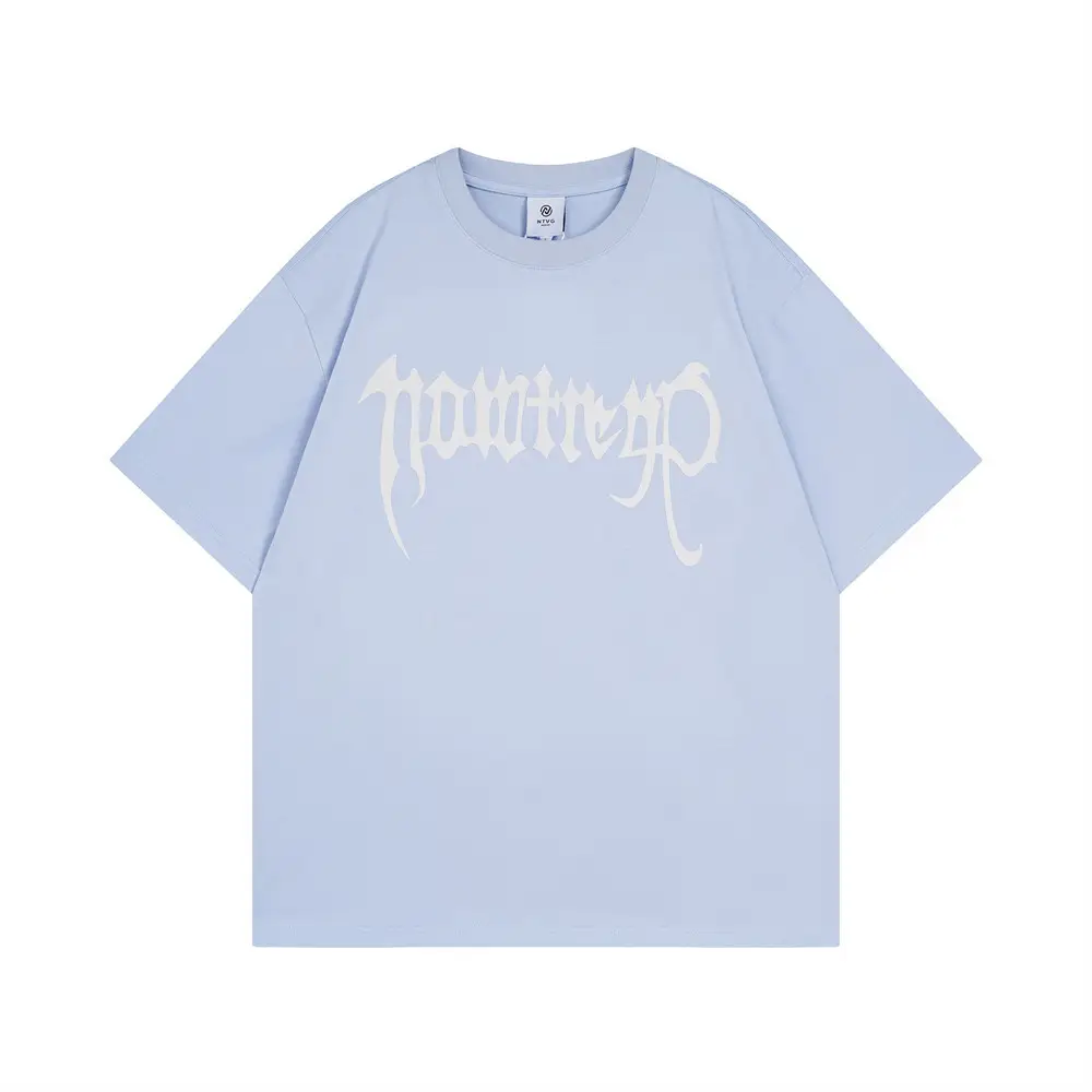 Art Letter Print Short-sleeve Punk High Street